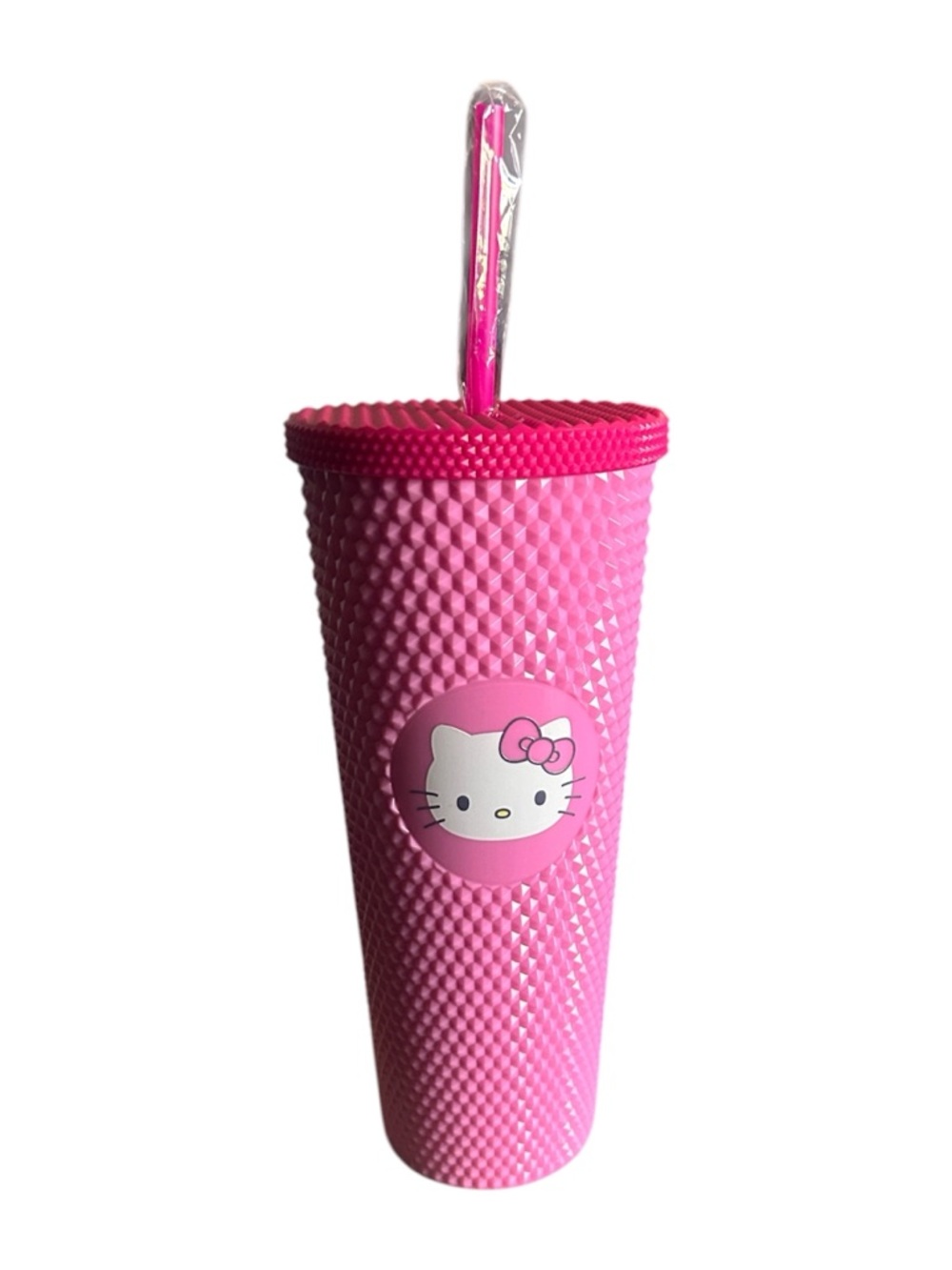 Sanrio Hello Kitty Pink Studded Tumbler NWOB